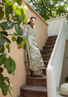 Elegant dress GLADIOLUS GRACE FROM ELAF PRINTS WITH CHIFFON DUPATTA COLLECTION 2025.